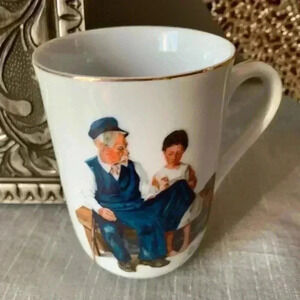 Norman Rockwell collectorโs mug